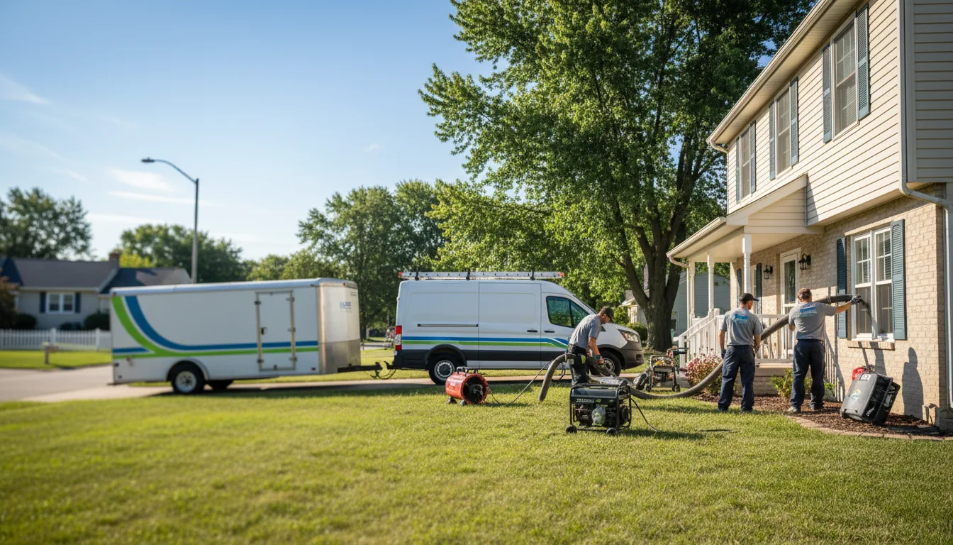 Flooded Basement Restoration And Cleanup With Repair in Thief River Falls, MN near me